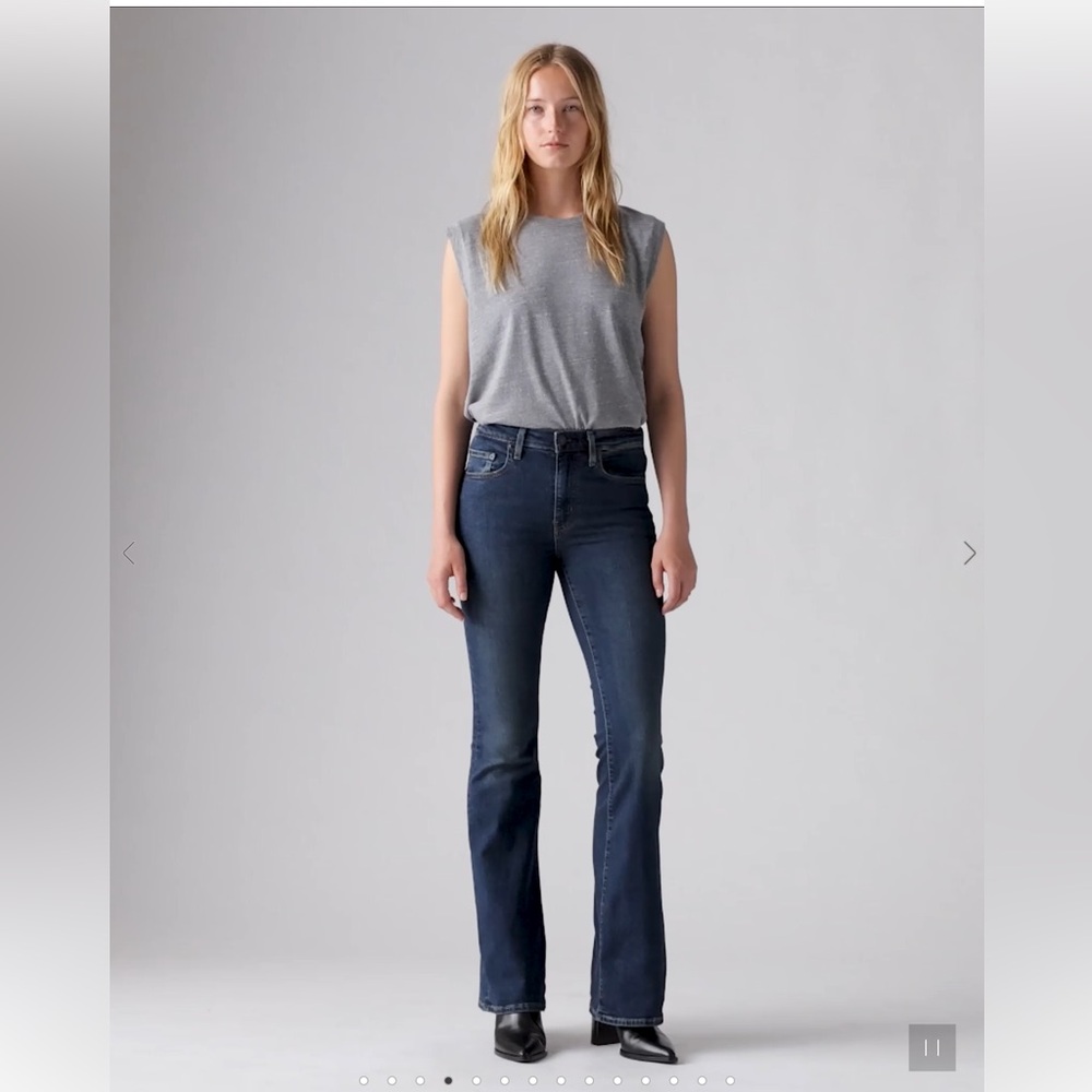 Levi’s 726 High Rise Flare Jeans, W 26, L 29